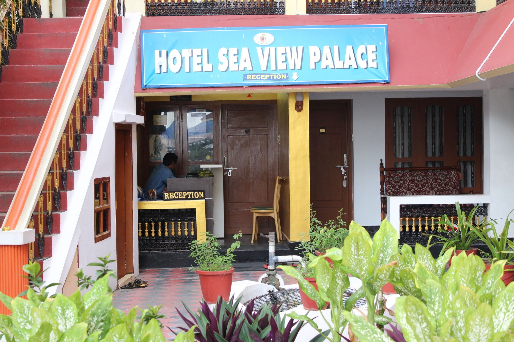 Hotel Sea View Palace - The Beach Hotel, Kovalam Zewnętrze zdjęcie